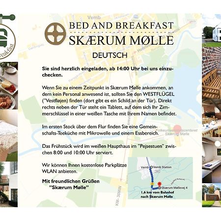 Bed and Breakfast Skaerum Molle Вемб Экстерьер фото