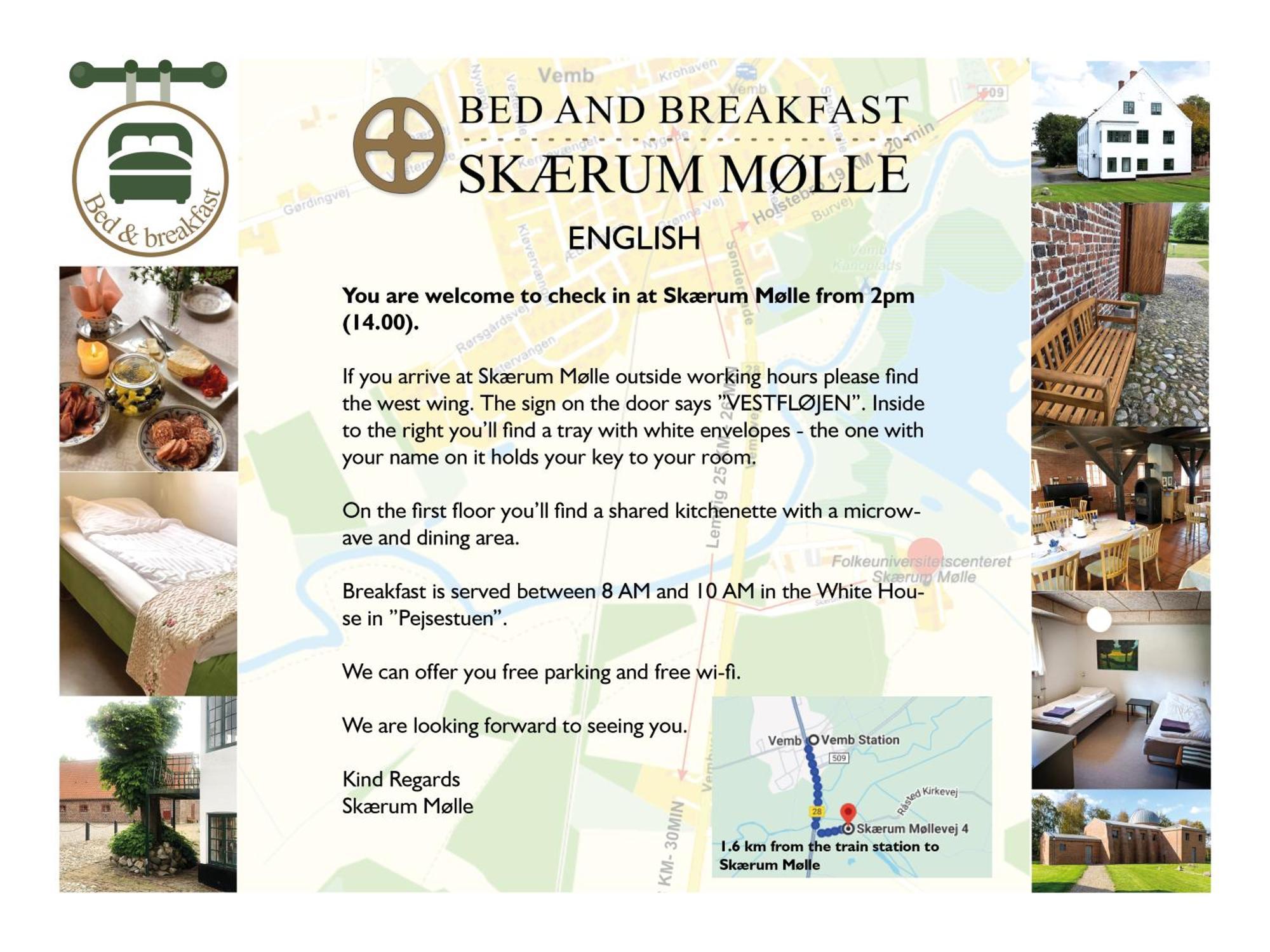 Bed and Breakfast Skaerum Molle Вемб Экстерьер фото