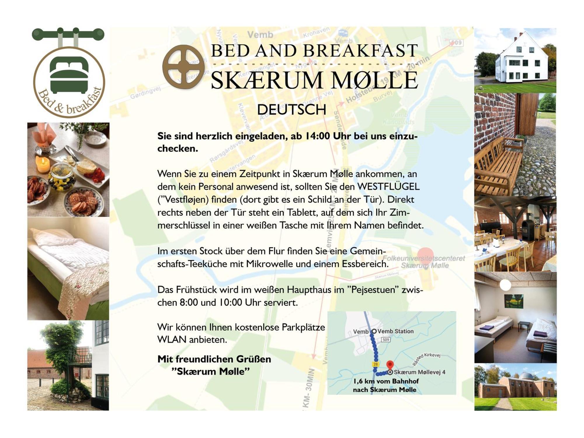 Bed and Breakfast Skaerum Molle Вемб Экстерьер фото